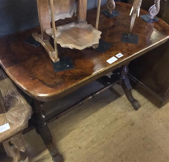 Walnut stretcher table